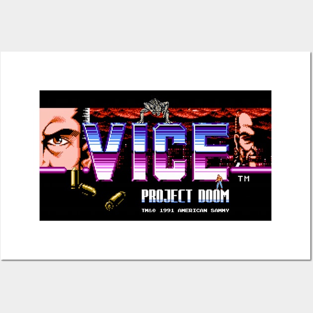 Title Screams: Vice Project Doom Wall Art by Steve Van Samson